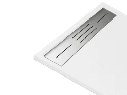 Base de chuveiro extra plana de pousar cor branca C120 x L90 cm LYROSA