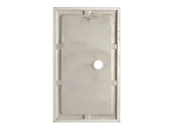 Base de duche fina rectangular