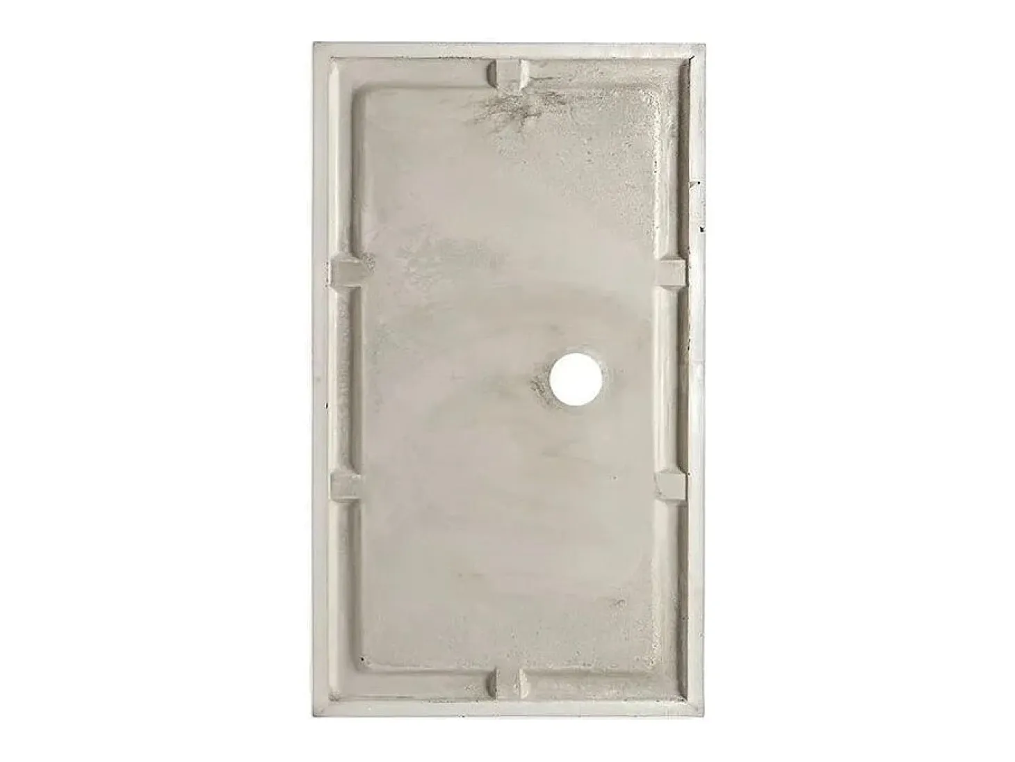 Base de duche fina rectangular "Aosta" em acrílico e ABS branco cm 70x90h