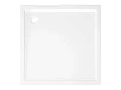 Base de duche quadrada em ABS branca 80 x 80 cm 02_0001951