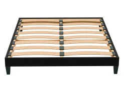 Base de ripas 180x 200 cm - Estrutura durável de madeira de abeto de alta qualidade - Preto - Confortável Douce Lune®