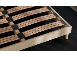 Base de ripas 90x 190 cm - Madeira de abeto Estrutura durável de alta qualidade - Bege - Confortável Douce Lune®