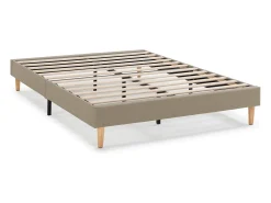 Base estofada Aura 150x190 cm Bege