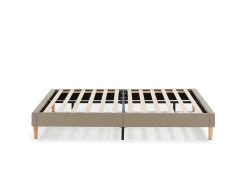 Base estofada Aura 140x190 cm Bege