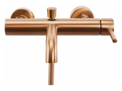 Bathtub De Piso Rea Lungo Brush Copper