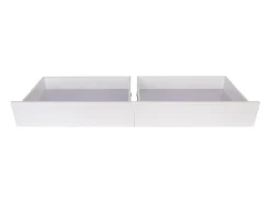 Beliche + 2 gavetas madeira branca 90x195cm