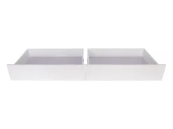 Beliche + 2 gavetas madeira branca 90x195cm