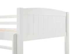 Beliche 2 x 90 x 200 cm com 2 gavetas em Pinho e MDF cor branco - LIMODARA