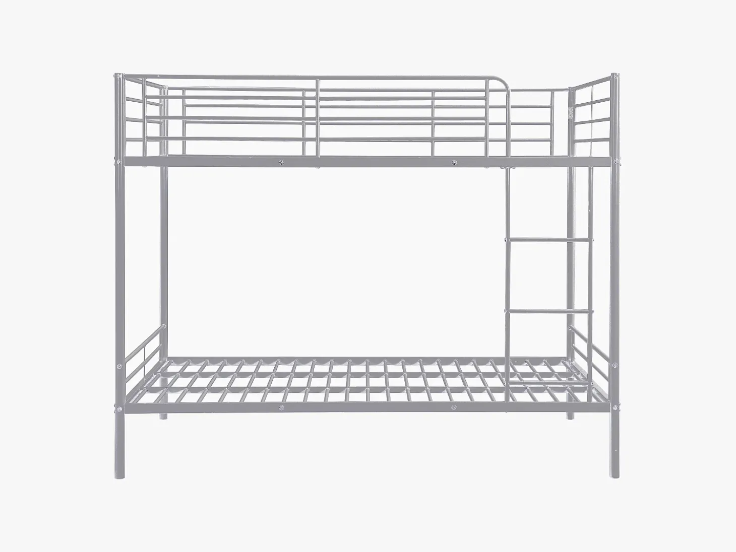 Beliche 2 x 120 x 190 cm cor prateada - DUOTIS
