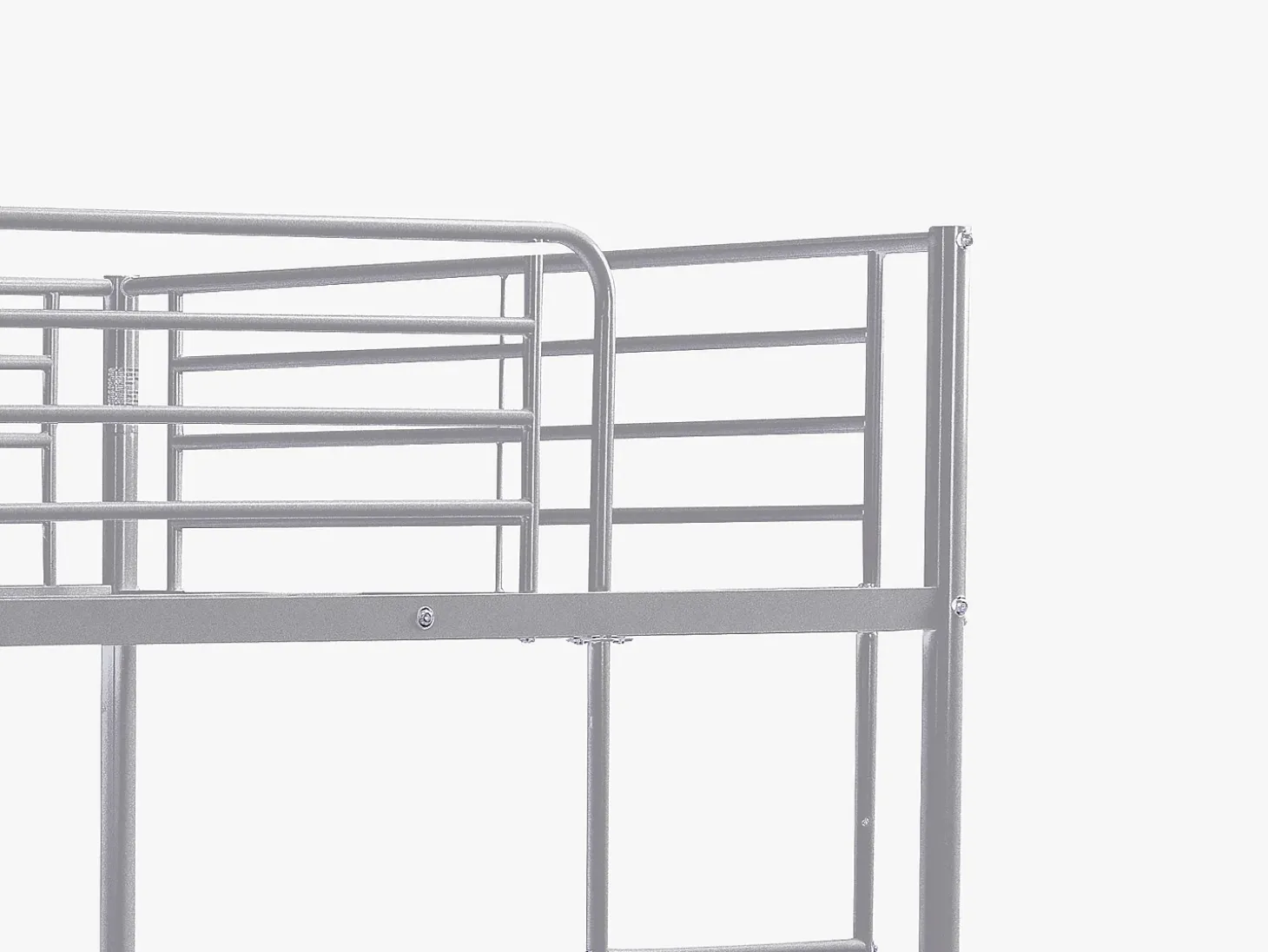 Beliche 2 x 120 x 190 cm cor prateada - DUOTIS
