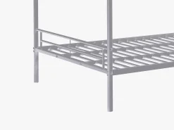 Beliche 2 x 120 x 190 cm cor prateada - DUOTIS