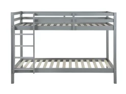 Beliche 2 x 90 x 190 cm pinho maciço com colchões ANICET II