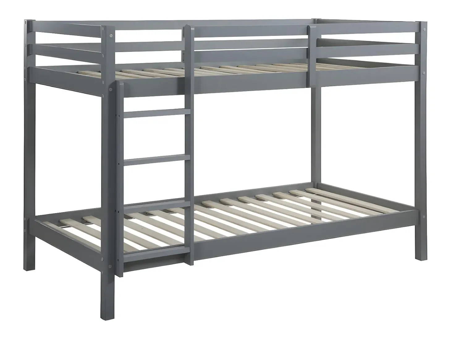Beliche 2 x 90 x 190 cm pinho maciço cinza ANICET II