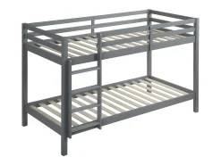 Beliche 2 x 90 x 190 cm pinho maciço cinza ANICET II