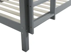 Beliche 2 x 90 x 190 cm pinho maciço cinza ANICET II