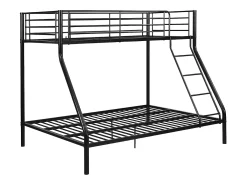 Beliche 90 x190 e 140 x 190 cm aço preto ELEVATIO IV