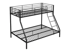 Beliche 90 x190 e 140 x 190 cm aço preto ELEVATIO IV