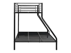 Beliche 90 x190 e 140 x 190 cm aço preto ELEVATIO IV