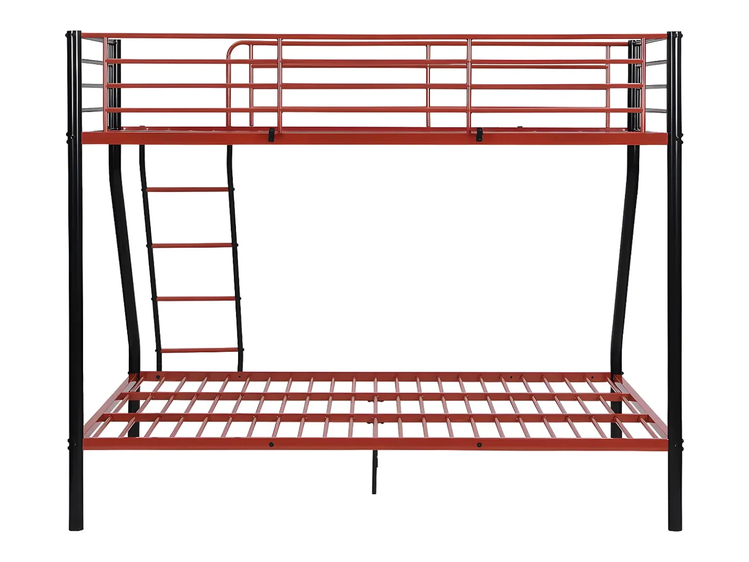 Beliche 90 x190 e 140 x 190 cm aço preto e vermelho ELEVATIO IV