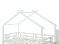Beliche cabana 90 x 190 cm em pinho e MDF na cor branca - TALETY