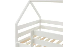 Beliche cabana com espaços de arrumação 2 x 90 x 190 cm em madeira de pinho branco - CHORI