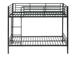 Beliche com estrado 2x90x190 cm Preto - DOUTIS II