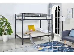 Beliche de Casal 135cm Metal Preto
