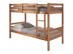 Beliche de madeira para jovens, cor mel, 195x152,5x101,2 cm, coelho