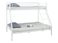Beliche metálico "Leo" Molas box incluídas - 90/140 x 190 cm - Branco