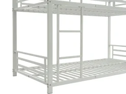 Beliche triplo 3 x 90 x 190 cm em metal branco - ELOUAN III