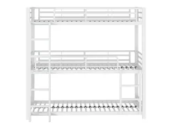 Beliche triplo - 3x90x200cm - estrutura em ferro - Branco