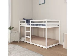 Beliche 90x190 cm madeira de pinho maciça branco
