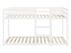 Beliche 90x190 cm madeira de pinho maciça branco
