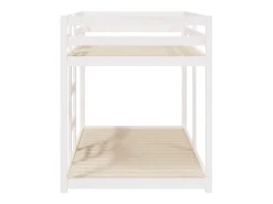 Beliche 90x190 cm madeira de pinho maciça branco