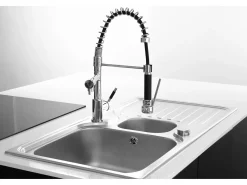 Big Pro Misturadora de lavatório com chuveiro móvel cromado Essebagno