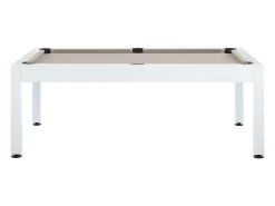 Bilhar de exterior branco e taupe C213,4 x L121,1 x A79,7 cm - STAZIO