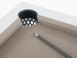Bilhar de exterior branco e taupe C213,4 x L121,1 x A79,7 cm - STAZIO