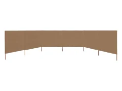 Biombo de tecido com 6 painéis 800 x 160 cm bege 02_0008846