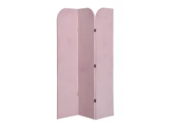 Biombo em veludo uniforme 120 x 180 cm VELVET - Cor-de-rosa
