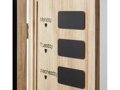 Biombo 170x120x2 cm paravento em madeira natural