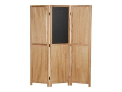 Biombo 170x120x2 cm paravento em madeira natural
