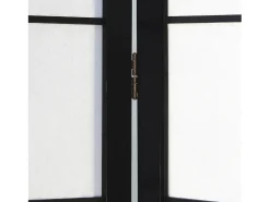 Biombo 132x2,2x175 cm Preto Shoji