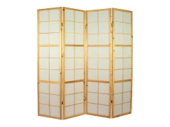 Biombo 176x2,2x175 cm shoji natural