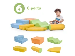 Blocos de construção de 6 peças - Para bebés e crianças - PU