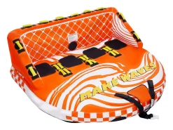 Boia Rebocável, SucceBuy Boia Rebocável para Passeios de Barco, Boia Rebocável Insuflável para Desportos Aquáticos para 1 a 4 Passageiros
