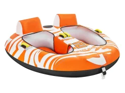 Boia Rebocável, SucceBuy Boias Rebocáveis para Passeios de Barco, Boias Rebocáveis Insufláveis para 2 Pessoas com 2 Cockpits