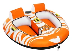 Boia Rebocável, SucceBuy Boias Rebocáveis para Passeios de Barco, Boias Rebocáveis Insufláveis para 2 Pessoas com 2 Cockpits