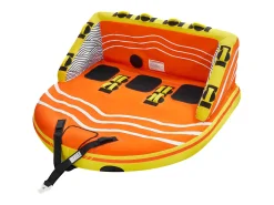 Boia Rebocável, SucceBuy Boia Rebocável para Passeios de Barco, Boia Insuflável para Desportos Aquáticos para 1 a 3 Passageiros