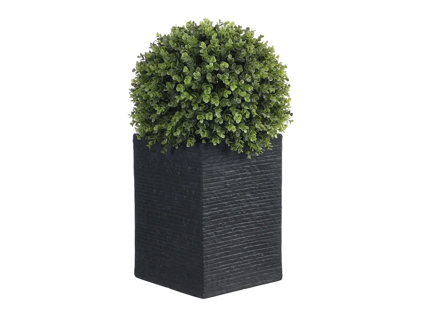 Bola de buxo, arbusto, planta artificial A. 66 x D. 40 cm verde - DIAVA
