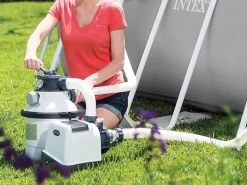 Bomba de filtração de areia 4m³/h Intex para piscinas até 24m³ - Fácil de usar e manutenção mínima